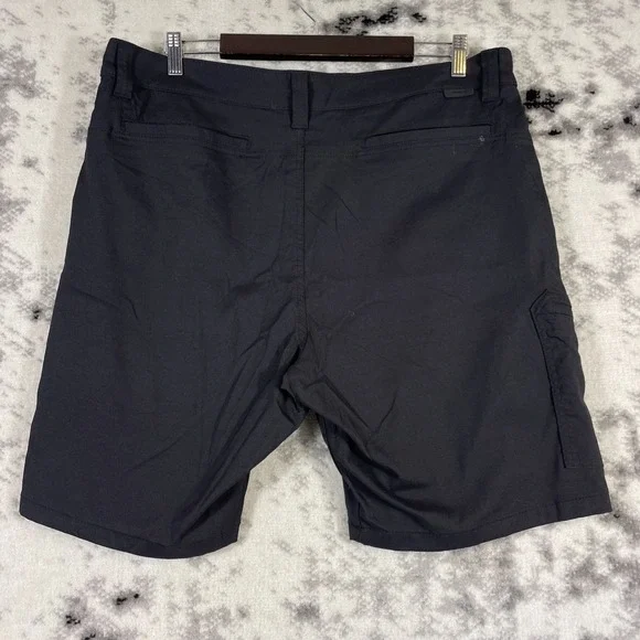 Wrangler ATG Cargo Shorts Mens Size 28 Black Cargo Pockets‎ Performance Outdoors - Picture 2 of 13